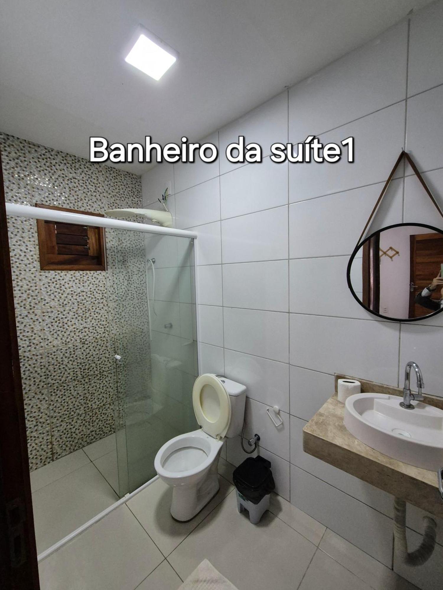 Casa Na Praia Com Vista Para O Mar ลุยส์กอร์เรยา ภายนอก รูปภาพ